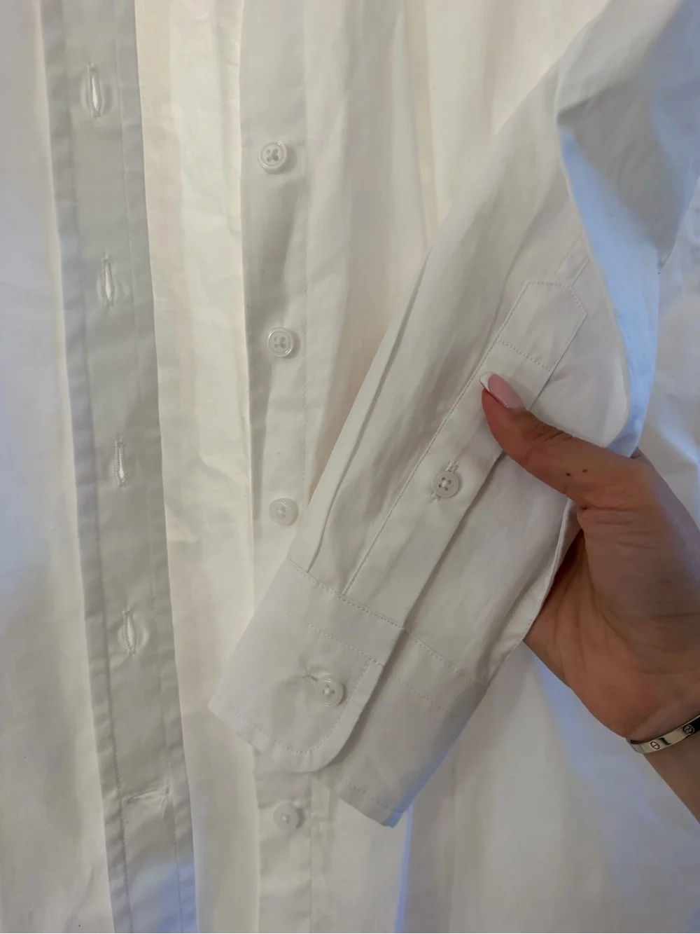 J. Crew White Cotton Button-Down Shirt